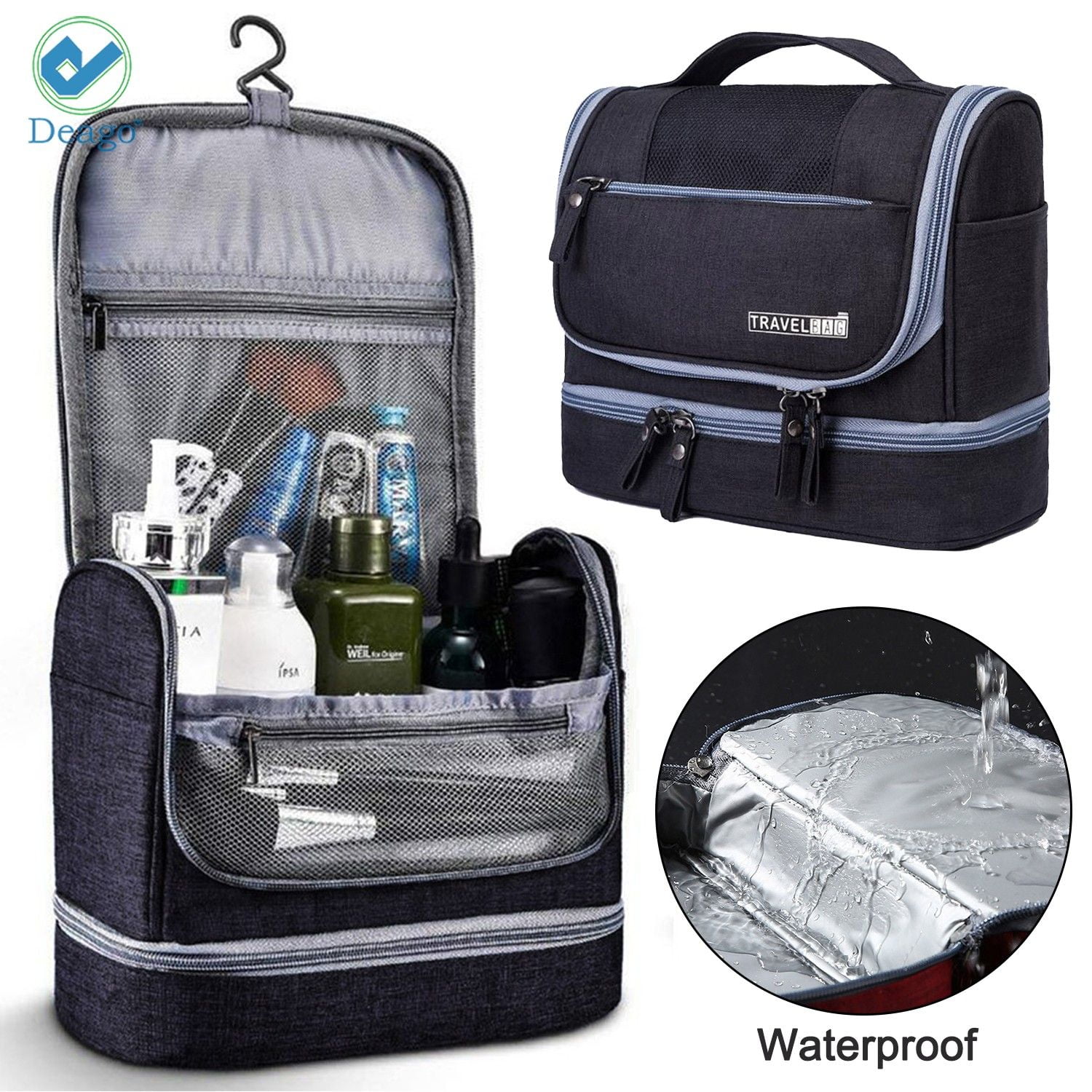 Deago Travel Makeup Train Case Cosmetic Organizer Portable Artist