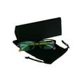 thumbnail image 4 of Optical Quality Pop Color Rectangular Plastic Narrow Eyeglasses Frame Black Yellow, 4 of 4