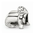 thumbnail image 1 of Fancy Bead White Sterling Silver Themed 10.91 mm Reflections Sea Lion Bead, 1 of 3
