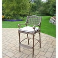 thumbnail image 1 of Oakland Living Elite Cast Aluminum Patio Bar Stool with Cushion, 1 of 4