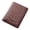 Coffee, variant on Slim Vertical Card Holder Purse for Men Compact Banknote Wallet Minimalist Design