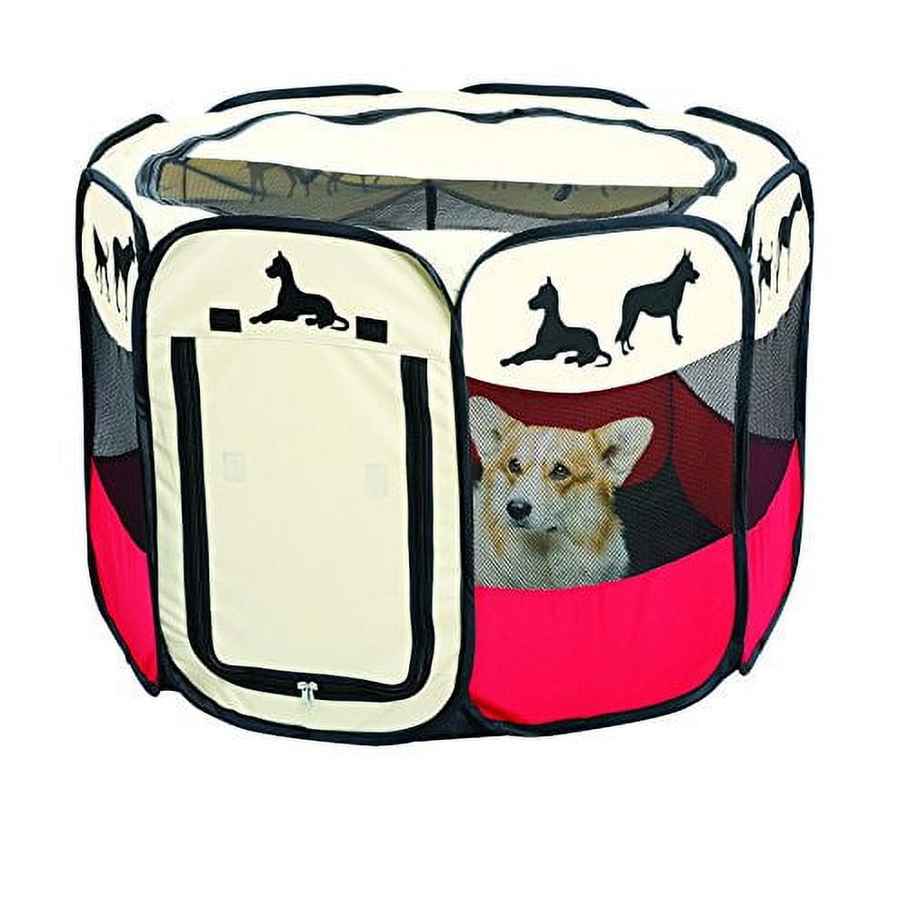 Lexi Home Etna Pet Portable Foldable Play Pen Medium