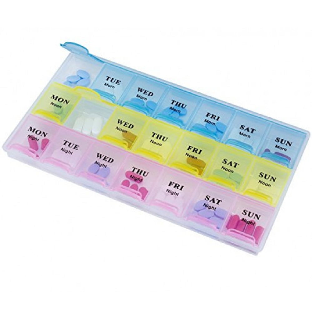 Medca Weekly Pill Organizer Three Times A Day 1 Pill Organizer Walmart Com Medca Weekly Pill Organizer Three Times A Day 1 Pill Organizer Walmart Com