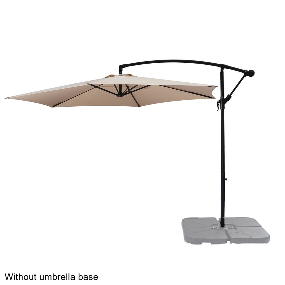 Patio Cantilever Umbrella Offset Hanging Umbrella Outdoor Market Garden