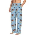 thumbnail image 6 of Salouo Sea Turtle Print Pajama Pants for Men, Lounge Pants Elastic Waistband Casual Men's sleepwear Loungewear Sleep Pajama Pant -XX-Large, 6 of 7