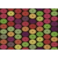 thumbnail image 1 of Ahgly Company Machine Washable Indoor Rectangle Transitional Carbon Red Area Rugs, 7' x 10', 1 of 7
