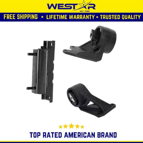 Engine & Trans Mounts 3Pcs Compatible for Dodge Ram 1500, 2500, 3500 Replaces 2852 2830 2829