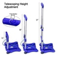 thumbnail image 4 of Carretilla de mano plegable y Dolly Sutekus ligera de 50 kg, color azul, 4 of 7