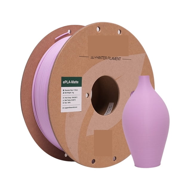 3D Printer Filament Matte PLA 1.75mm Dimensional +/- 0.03mm 1KG (2.2 LBS) Spool, 3D Printing Material For 3D Printers ,Easy to Use