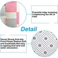 thumbnail image 2 of All Smiles Shower Curtain Sets Bathroom Sets with Shower Curtain and Rugs Accessories with Non-Slip Rugs Toilet Lid Cover and Bath Mat,Pink, 2 of 5