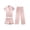 Lotus Pink, variant on Ekouaer Silk Pajamas for Women Set Satin Pjs Soft Short Sleeve Button Down Sleepwear 3 Piece Loungewear