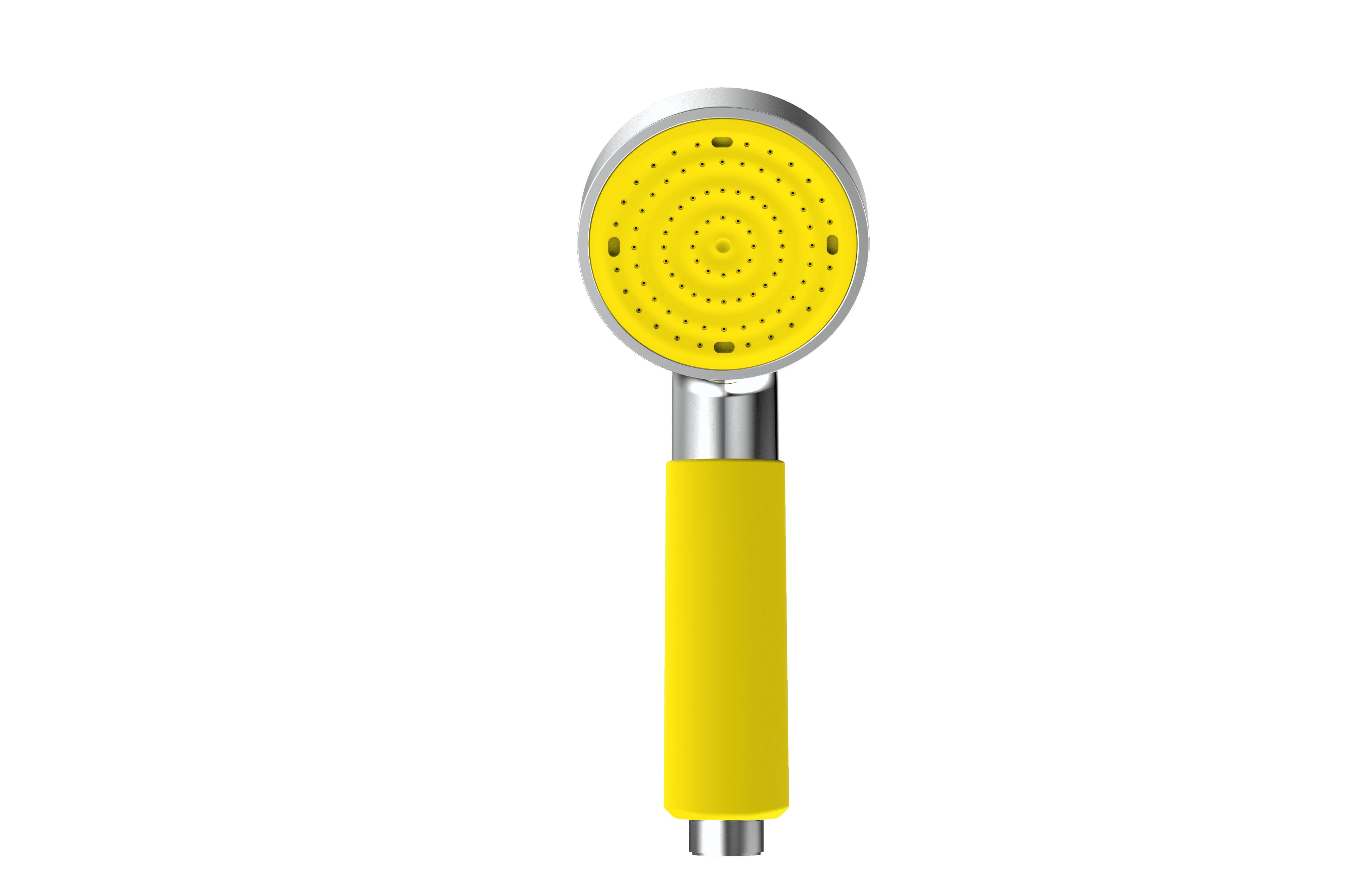 Colorful handheld shower head with silicone grip 10 colors (Yellow