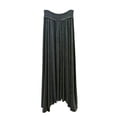 thumbnail image 2 of Skirts for Women Midi Length Butterfly Summer Boho Skirt Women's Solid Color Drawstring Elastic Waist Long Skirt Gray Xl, 2 of 6