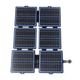 thumbnail image 2 of Estaciones de generadores de solar portátil 30W 5V / 12V con banco de energía de 6 paneles libre, 2 of 9