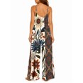 thumbnail image 3 of Women'S Casual Vintage Florals Romper Spaghetti Strap Wide Leg Jumpsuit Summer Outfits With Pockets, 3 of 7