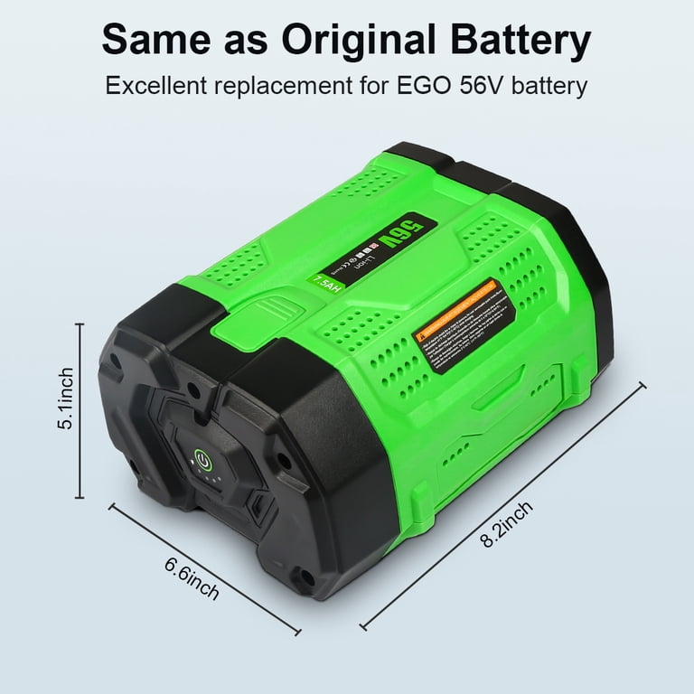 Replacement 56V 7.5Ah Battery For EGO Power Tools - Compatible With BA2800, BA4200, LB & ST Series