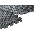 thumbnail image 4 of Sivan Health and Fitness Puzzle Exercise Mat High Quality EVA Foam Interlocking Tiles (Black, 6 Pieces), 4 of 5