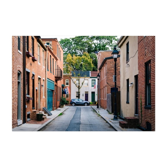 Bethel Street - Baltimore Maryland Photography Unframed Wall Art Print 5 x 7 inches