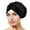 Black, variant on Tittly Bandanas for Women Head Scarf Womens Large Elastic Solid Color Comfortable Flat Hat Pearl Cap Nail Bead Pile Cap Bandana Turbans for Women Beige One Size
