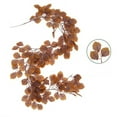 thumbnail image 7 of EUDIDV Maple Leaf Garland - Thanksgiving and Halloween Decor, Artificial Realistic Fall Foliage Hanging Vine for Indoor/Outdoor Party, Wedding/Fireplace Decoration with Hanging Hook, 7 of 7