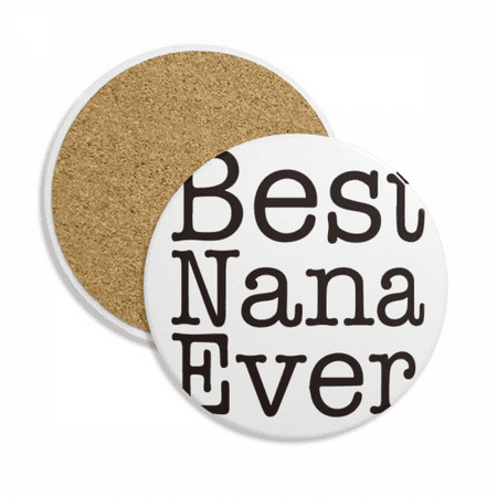 

Best Ever English Letters Present Pattern Coaster Cup Mug Tabletop Protection Absorbent Stone