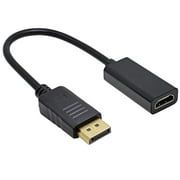 Clearance DisplayPort to HDMI HDTV Cable Adapter Converter Male to Female Support 1080P for HDTV Projector