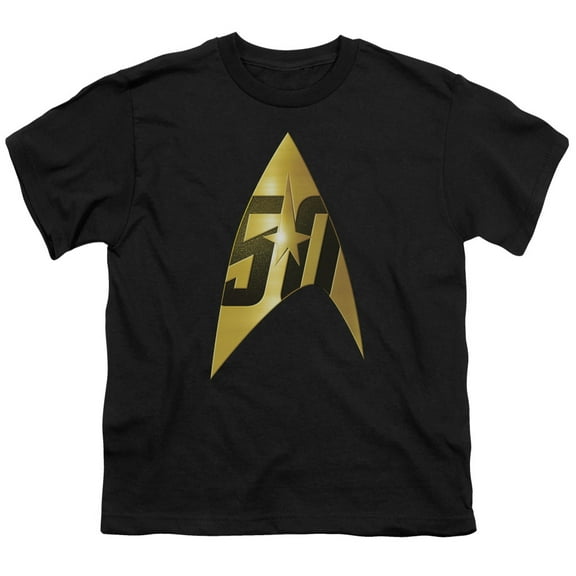 Star Trek - 50Th Anniversary Delta - Youth Short Sleeve Shirt - X-Large