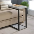 thumbnail image 2 of Coaster Contemporary Wood Rectangular 1-Shelf Accent Table in Gray, 2 of 2