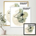 thumbnail image 4 of Designart 'Abstract Landscape Of Mountains Tree and Moon' Mid-Century Modern Framed Canvas Wall Art Print, 4 of 5
