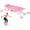Pink, variant on Simenmax Portable Stair Stepper with Resistance Bands, 300LBS Capacity Mini Stepper Machine for Full Body Workout at Home or Office, Quiet Twist Stepper for Fitness, Black