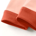 thumbnail image 6 of Viluyesy Girls 2 Piece Outfit Mock Neck Print Top and Jogger Pants Long Sleeve Soft Comfortable Warm Cute Casual Loungewear Set Orange Size 5T, 6 of 10