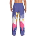 thumbnail image 2 of Bixox Men's Dog Washes in a Pink Bath Patterned Pajama Pants with Pockets Lounge Clothes for Home, 2 of 5
