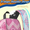 thumbnail image 5 of Pioneer Flower Floral Print Pattern 17" School Backpacks for Teens,Waterproof Oxford Fabric,S-Shape Padded Straps for School,Travel,Hiking,Camping, 5 of 5