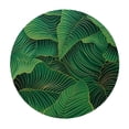 thumbnail image 4 of PIKWEEK Table Cover Palm Leaves with Lush Branches and Leaves, Tropical Jungle Palm Leaves with Charming Colors White, 4 of 8