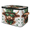 Multicolor 3, variant on ADECORIVY Highland Cow Storage Bin with Lid Fabric St.Patricks Day Coins Foldable Storage Baskets Boxes for Clothes Shelves Closet Organizer Containers with Leather Handles for Wardrobe