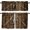 Barn Door-3, variant on Barn Door Valance Curtain Vintage Farmhouse Rustic Wooden Moldy Old Wooden Door Rod Pocket Valance Window Treatments Short Curtains for Kitchen Living Room Decor 54x18 Inch 27x24 Inch X 2