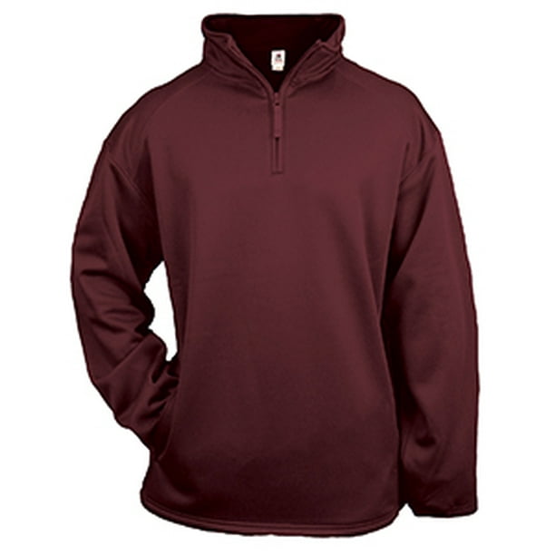 Augusta Badger Adult QuarterZip Polyester Performance Fleece with