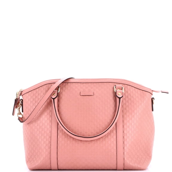 Pre-Owned Britt Convertible Dome Satchel Microguccissima Leather Medium By Rebag