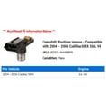 thumbnail image 2 of Camshaft Position Sensor - Compatible with 2004 - 2006 Cadillac SRX 3.6L V6 2005, 2 of 2