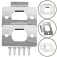thumbnail image 3 of 2pcs Deadbolt Strike Plate Door Reinforcement Plate Deadbolt Covers Door Reinforcement Kit, 3 of 9