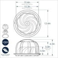 thumbnail image 4 of Nordic Ware Formed Swirl Bundt® Pan with Cake Keeper, 4 of 4