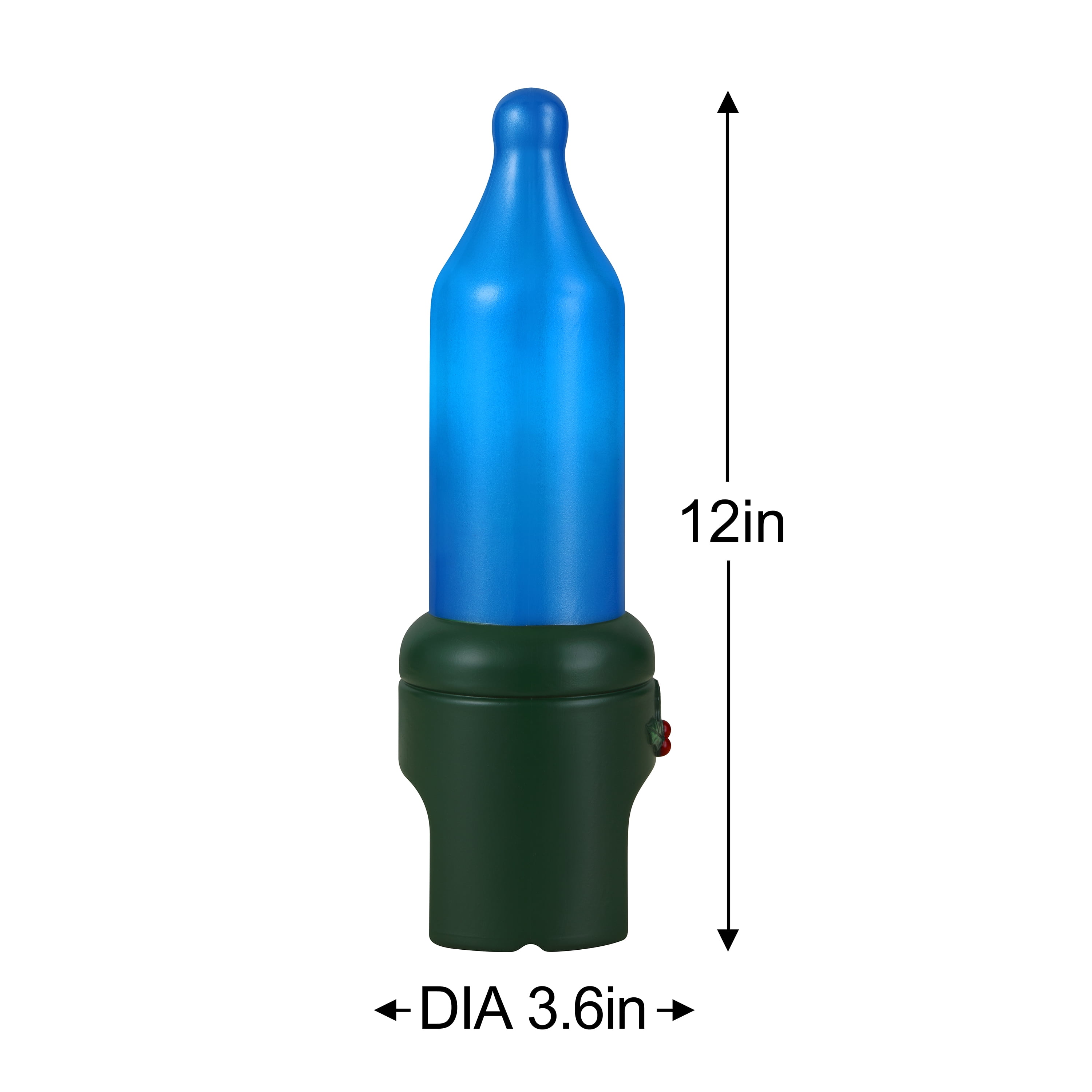 Mr. Christmas 12 inch Blow Mold Bulb, Blue
