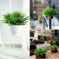 thumbnail image 4 of 18Pcs Artificial Plants Outdoors UV Resistant Fake Boston Fern Bushes Plastic Faux Plants Shrubs Greenery Plants for Indoor Outside Porch Planter Patio Window Box Garden Decor, 4 of 8