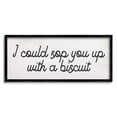 thumbnail image 2 of Stupell Industries Sop You Up With A Biscuit Southern Slang Inspirational Painting Gray Framed Art Print Wall Art, 13 x 30, 2 of 5