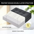thumbnail image 3 of Recliner Cushions for Elderly, 20x20x5 Inch Thick Chair Cushion Patent Design Soft Tufted Dual Layer Booster Seat Cushions for Seniors Recliner Risers Gray 1P, 3 of 15