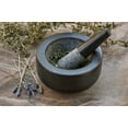 thumbnail image 4 of Fox Run Black Mortar and Pestle, Granite, 7.68" x 6.89" x 7.48", 4 of 6