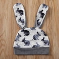 thumbnail image 3 of EYIIYE Ensemble de Pâques pour Bébé Cartoon Rabbit Imprimé Combinaison + Bonnet + Pantalon, 3 of 6