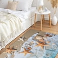 thumbnail image 2 of JML Non-Slip Microfiber & Rubber Doormat - Soft Entryway Rug for Home/Office (16"x24") - Easy Clean Door Mat for Indoor/Outdoor Use, Seashells, 2 of 5