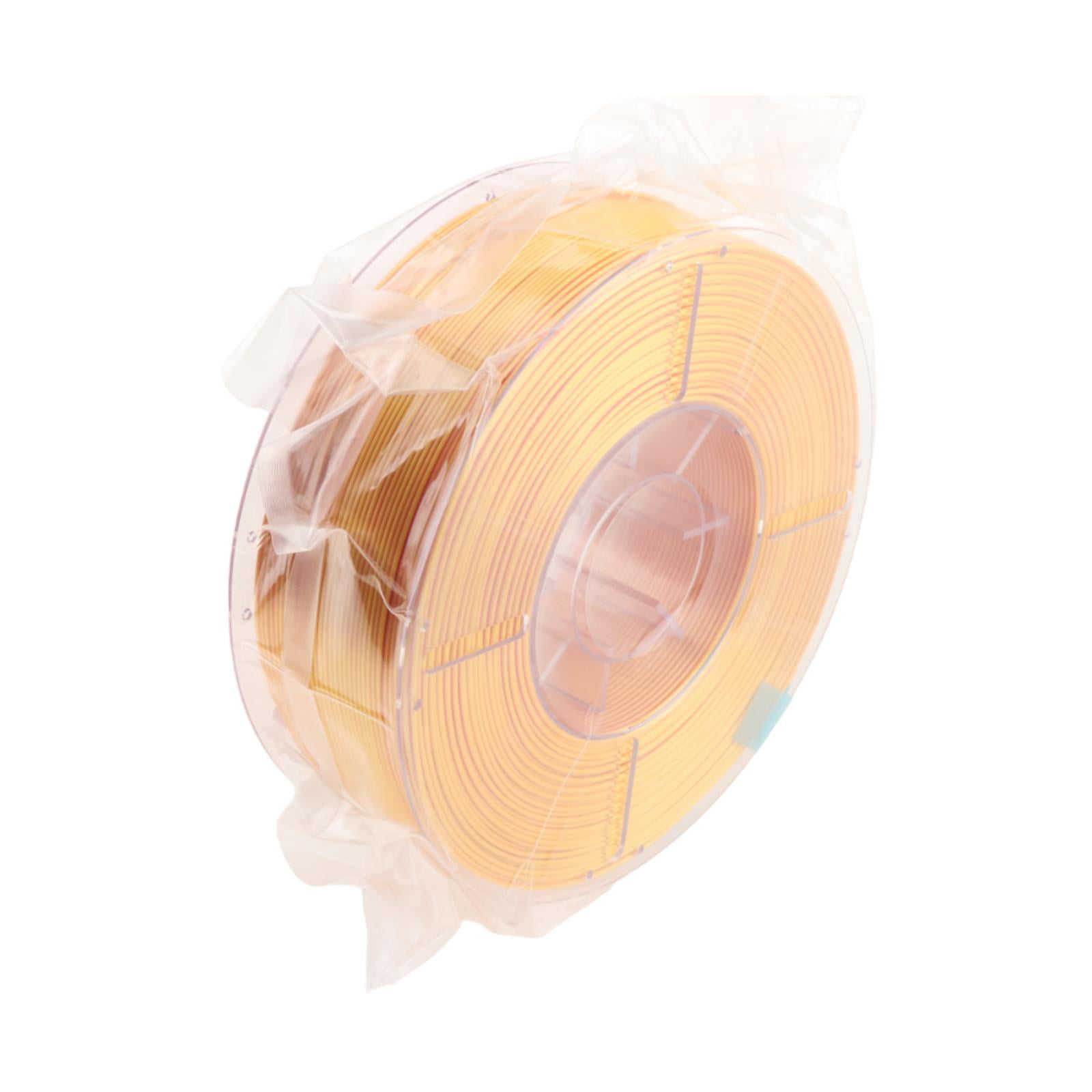 Wzmzjy Pla Filament Easy Use 1.75mm dimensional Accuracy Double Tri Color Option High Gold and Red