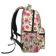 thumbnail image 3 of Fotbe Rose Flowers Pattern Casual Backpack for School, Travel, and Outdoor Activities - Durable, Lightweight, and Comfortable, 3 of 5